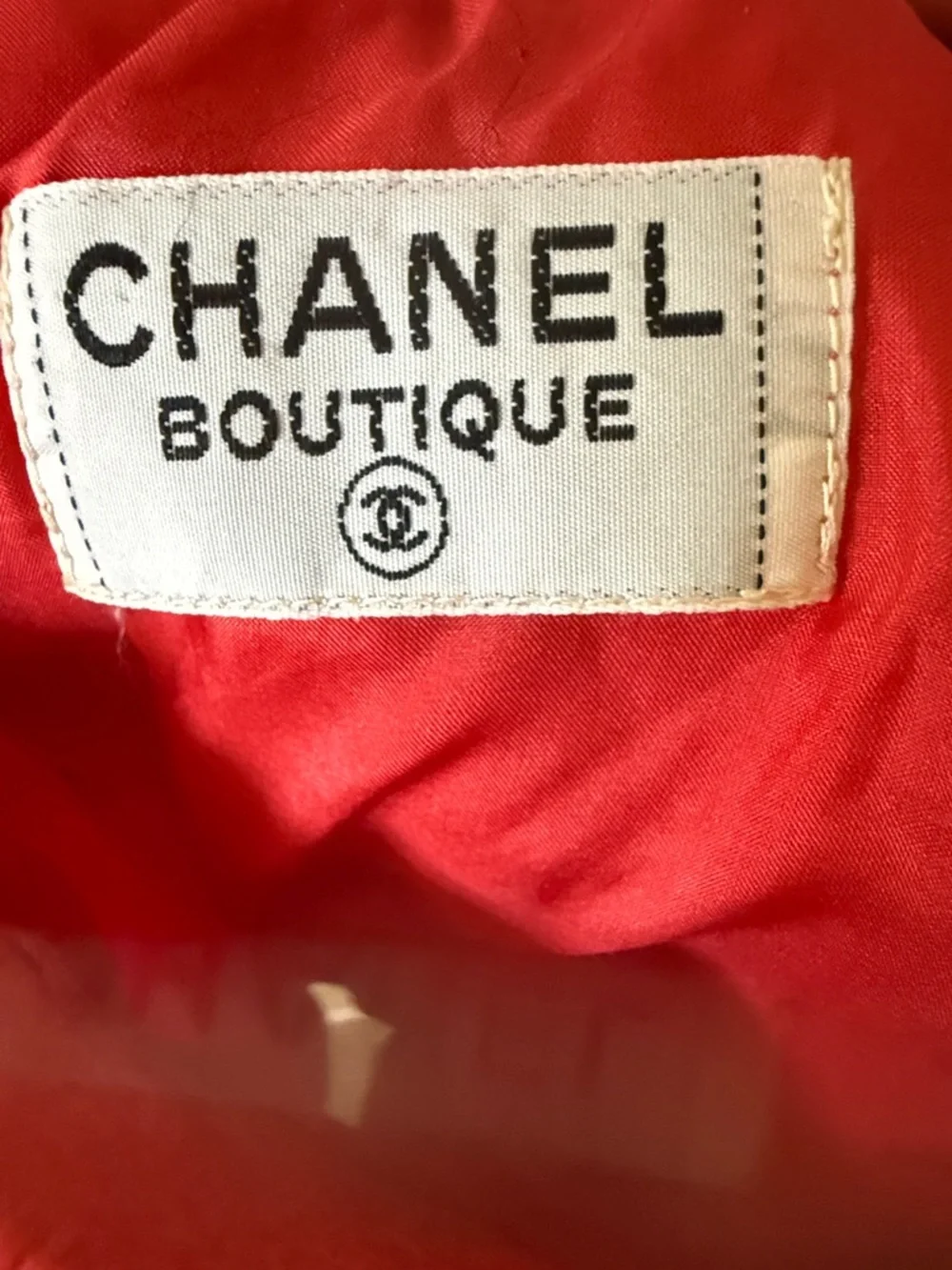 Vintage CHANEL Boutique hot pink coral Tweed Midi Skirt amazing 💝💝 larger size